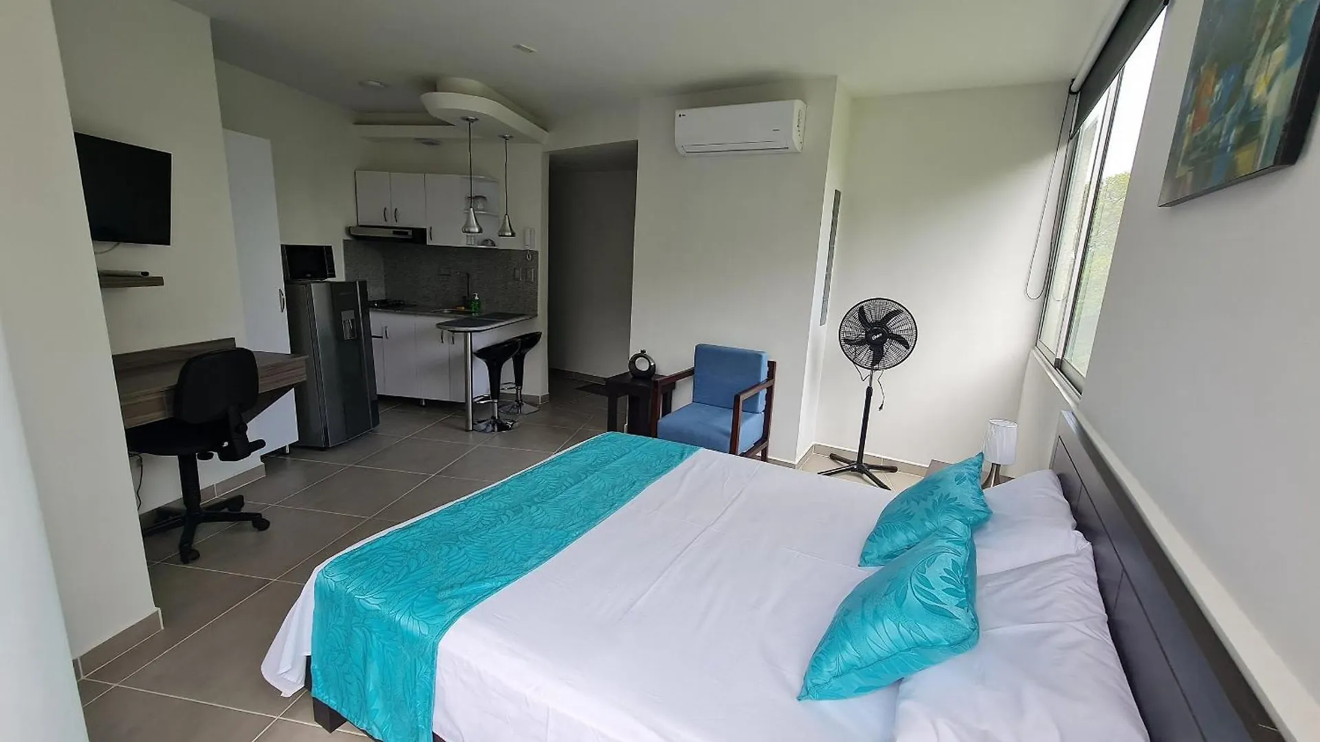 404 Moderno Aparta-Suite En Versalles Tipo Loft - Cali Tower Suites & Lofts Lägenhet